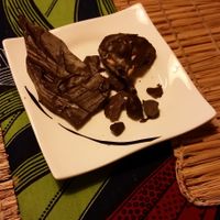 Selbstgemachte Schokoladenvariationen at BongoRoots in Tubingen