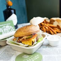 The WAKU Burger at Kapsalon Fabriek in Utrecht