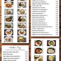 Menu page 2 at Veggie Chef in Oakleigh