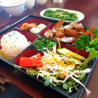 Bento box at Veggie Chef in Oakleigh