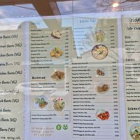 Menu Aug 2025 at Veggie Chef in Oakleigh