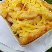 Vegan cheesy chips (not on the menu just ask for them) at The Bentlands in Codsall