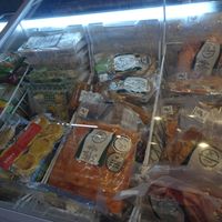 vegan burgers, sausages... at Frutos & Semillas in Medellin