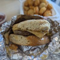 Breakfast sandwich at Mattie's Foods in Kansas City