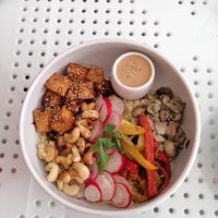 Tofu Bowl at Symbiose in Tunis