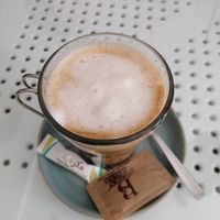 Cappuccino with Almond Milk at Symbiose in Tunis