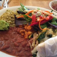 vegan plate at La Cocina de Luz in Telluride