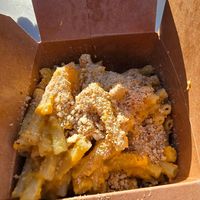 Mac n cheese At Vegan Afairs, Brugge at La Cuisine de Georgette in Huy