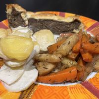 Christmas menu, main   at La Cuisine de Georgette in Huy