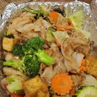Vegan drunken noodles! at Golden Triangle Cuisine in Los Gatos