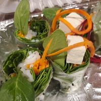 Sesame fresh rolls at Golden Triangle Cuisine in Los Gatos