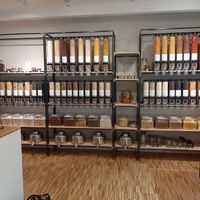 Inside of the store at Schüttwerk Unverpackt Laden in Loerrach