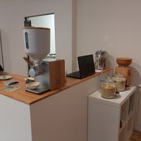 Nut-cream-machine at Schüttwerk Unverpackt Laden in Loerrach