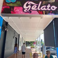 Located between the main strip and the Esplanade  at Devine Gelato in Cairns