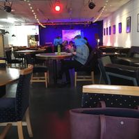 The venue has art on sale too    at The Petri Dish in Aylesbury