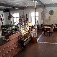 inside at Café Lebenslust in Rothenburg Ob Der Tauber