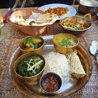 VEGAN thali at New Yak and Yeti in Berlin
