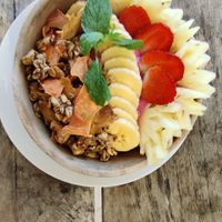 Smoothie bowl at KLYF Club Blue Lagoon in Lembongan