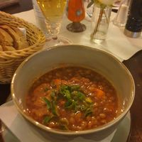 Lentil stew at Brasserie Montmartre in Weinheim