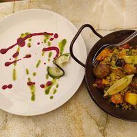 Paella at Marie e Oli's in Armacao De Pera