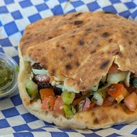 Falafel Pita at Garbonzos in Portland