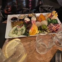 Grand Mezze at Soya Cantine Bio in Paris