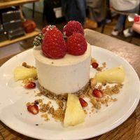 Cheesecake - amazing!  at Soya Cantine Bio in Paris