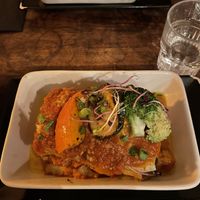 vegan lasagna   at Soya Cantine Bio in Paris