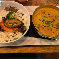 Vegetable curry  at Soya Cantine Bio in Paris