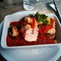 Lasagna at Soya Cantine Bio in Paris