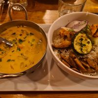 Le curry at Soya Cantine Bio in Paris