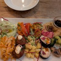 Grand Mezze at Soya Cantine Bio in Paris