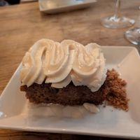 Carrot cake at Soya Cantine Bio in Paris
