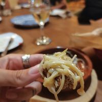 Enoki al ajillo at MESTIZA in Valencia