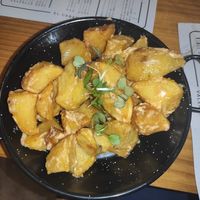 Bravas con salsa chipotle. at MESTIZA in Valencia