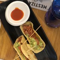 Tacos de jackfruit at MESTIZA in Valencia