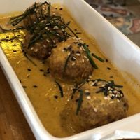 Albóndigas de la abuela Thai at MESTIZA in Valencia