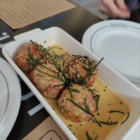 Abuela's meatballs at MESTIZA in Valencia