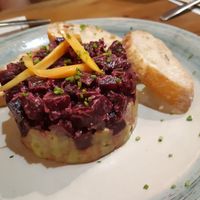 Tapa #4: beetroot tartar at MESTIZA in Valencia