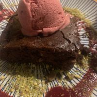 Brownie dessert   at MESTIZA in Valencia