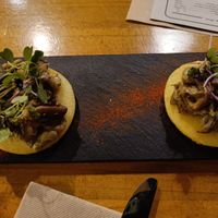 Mini arepas at MESTIZA in Valencia