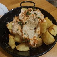 Potatoes bravas at MESTIZA in Valencia