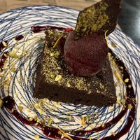 Chocolate Brownie 🍫  at MESTIZA in Valencia