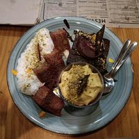 Trio of desserts at MESTIZA in Valencia