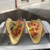 Jackfruit tacos   at MESTIZA in Valencia