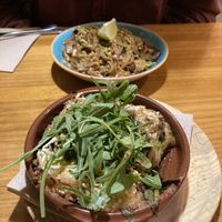 Moussaka and pad Thai   at MESTIZA in Valencia