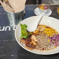 Delicious, beautifully presented, deeply flavoured ramen. at MESTIZA in Valencia