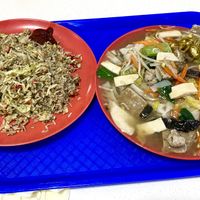 香椿炒飯，三撈河粉  at Ginga Vegetarian 银河素食香 - Jurong West in West Singapore