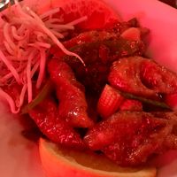 Vegan orange chicken at Shanghai Mama's in Cincinnati