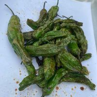Shishito peppers at Billy & Pete's in Larchmont